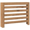 Miniatyrbilde 3 av 10: vidaXL Radiatordeksel artisan eik 104x20x82 cm konstruert tre