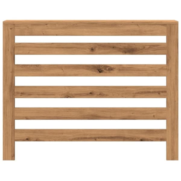 vidaXL Radiatordeksel artisan eik 104x20x82 cm konstruert tre