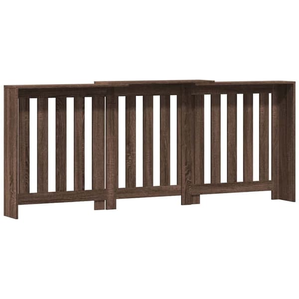 vidaXL Elementskydd brun ek 205x21,5x83,5 cm konstruerat trä