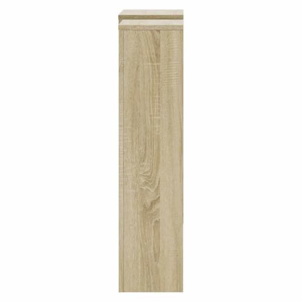vidaXL Elementskydd sonoma-ek 205x21,5x83,5 cm konstruerat trä