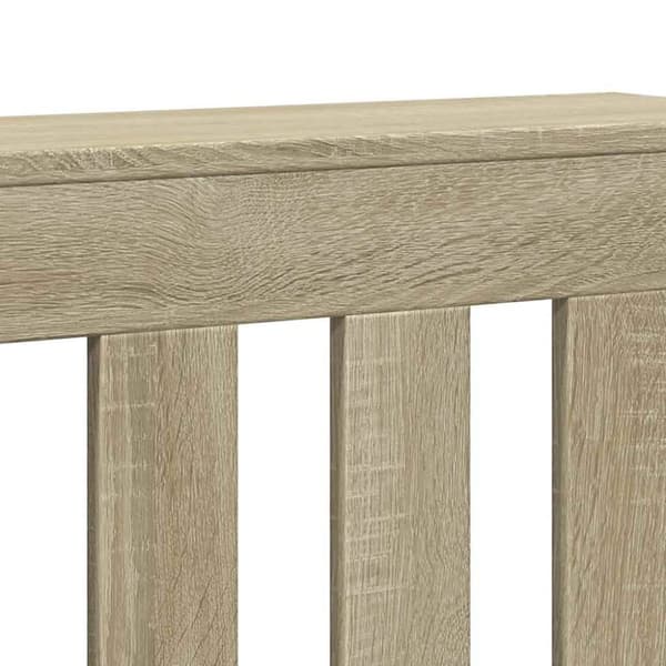 vidaXL Elementskydd sonoma-ek 205x21,5x83,5 cm konstruerat trä
