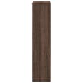 Miniatyrbilde 5 av 10: vidaXL Radiatordeksel brun eik 104x20x82 cm konstruert tre