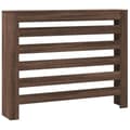 Miniatyrbilde 1 av 10: vidaXL Radiatordeksel brun eik 104x20x82 cm konstruert tre