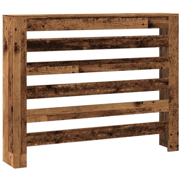 vidaXL Radiatordeksel gammelt tre 104x20x82 cm konstruert tre