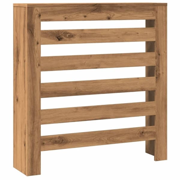 vidaXL Radiatordeksel artisan eik 78x20x82 cm konstruert tre