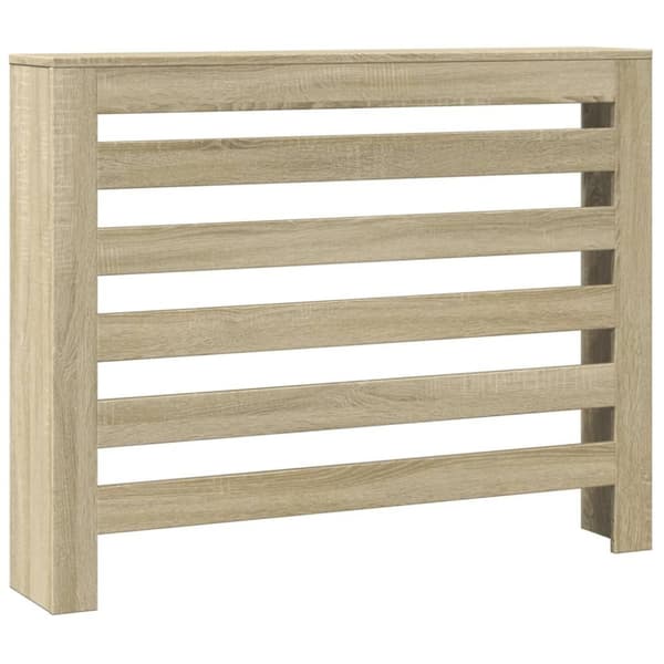 vidaXL radiatorskjuler 104x20x82 cm konstrueret træ sonoma-eg