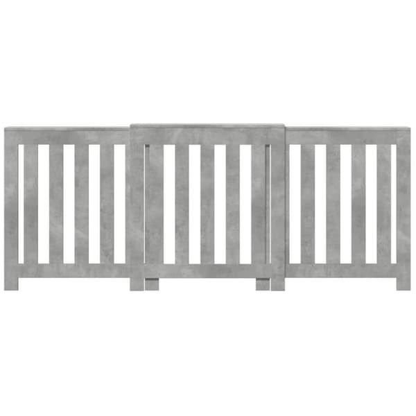 vidaXL radiatorskjuler 205x21,5x83,5 cm konstrueret træ betongrå
