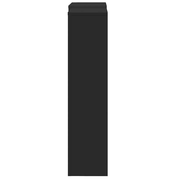 vidaXL radiatorskjuler 205x21,5x83,5 cm konstrueret træ sort