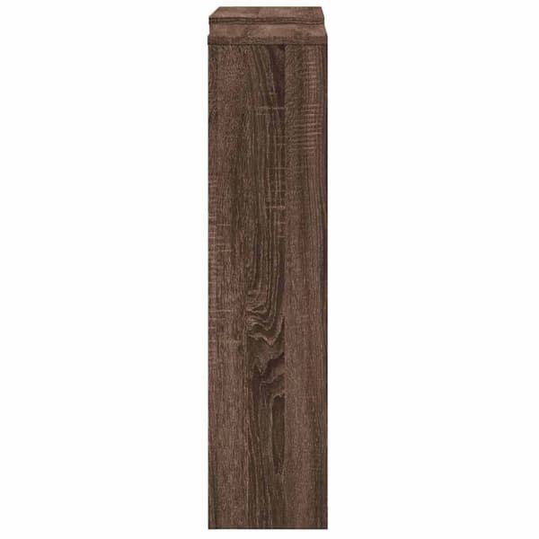 vidaXL radiatorskjuler 205x21,5x83,5 cm konstrueret træ brun egetræ