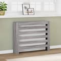 Miniatyrbilde 2 av 10: vidaXL Radiatordeksel sonoma eik 104x20x82 cm konstruert tre