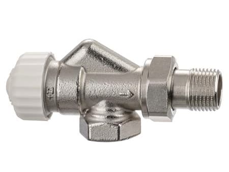 TA Calypso Exact DN20 med anslutning. 2-rörs radiatorventil.
