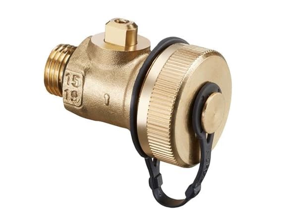 Csslr Plus Oventrop Avlopps/påfyllningsventil 1/4 "x1/2" till Oventrop balanseringsventil