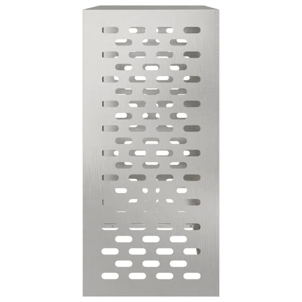 vidaXL Rostfritt stål 110 x 50 x 105 cm Luftkonditionsöverdrag