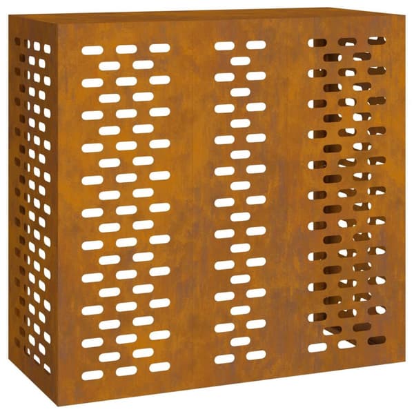 vidaXL Air Conditioner Deksel 110x50x105 cm Forvitret Stål