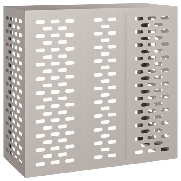vidaXL Air Conditioner Deksel 110x50x105 cm Forvitret Stål