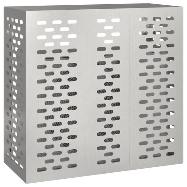 vidaXL Ilmastointikoppa 110x50x105 cm Ruostumaton teräs