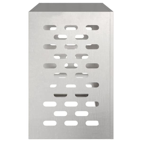 vidaXL Rostfritt stål 90 x 40 x 60 cm Luftkonditioneringsöverdrag