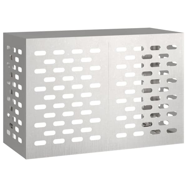vidaXL Rustfrit stål 90 x 40 x 60 cm Aircondition Cover Rektangulær