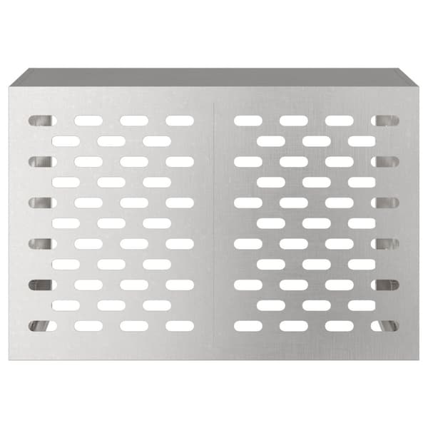 vidaXL Rustfrit stål 90 x 40 x 60 cm Aircondition Cover Rektangulær
