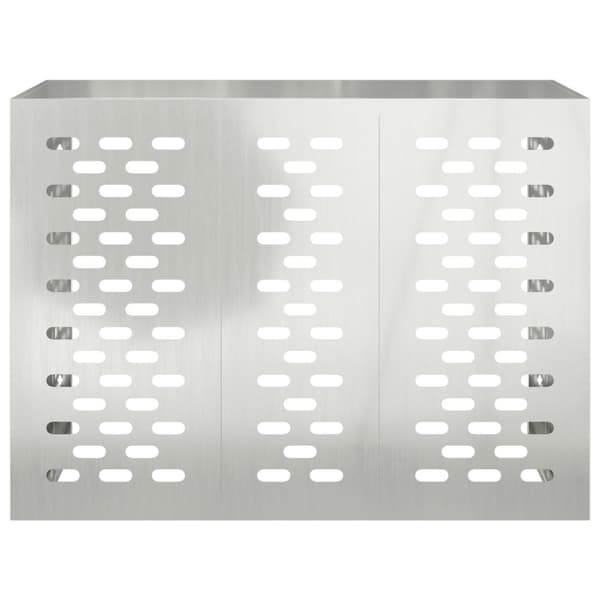 vidaXL Galvaniseret Galvaniseret stål 110 x 50 x 80 cm Holdbar