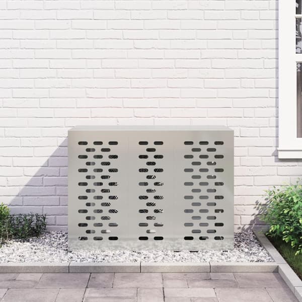 vidaXL Air Conditioner Deksel 110x50x80 cm Galvanisert Stål
