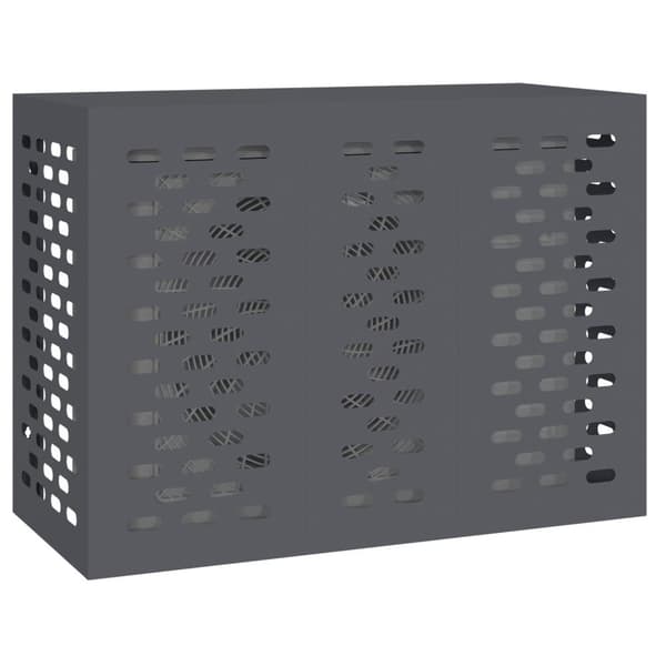 vidaXL Antracit Metal 110 x 50 x 80 cm Radiator Cover Rektangulær