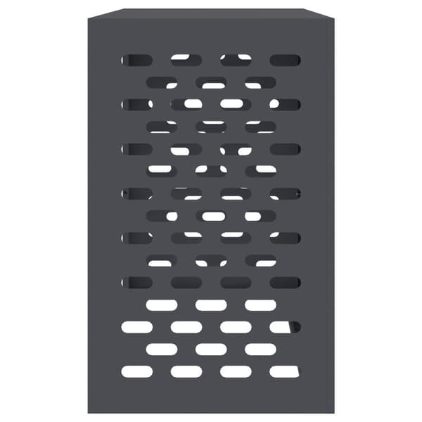 vidaXL Antracit Metal 110 x 50 x 80 cm Radiator Cover Rektangulær