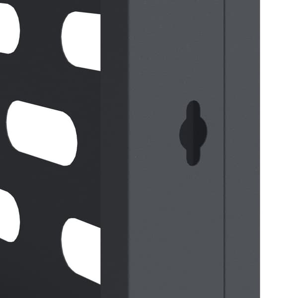 vidaXL Antracit Metall 110 x 50 x 80 cm Radiatoröverdrag Rektangulär
