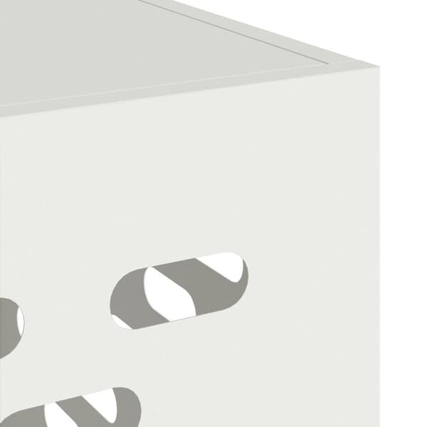 vidaXL Vit Plast 110 x 50 x 105 cm Luftkonditioneringsskydd