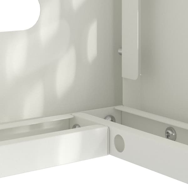 vidaXL Vit Plast 110 x 50 x 105 cm Luftkonditioneringsskydd