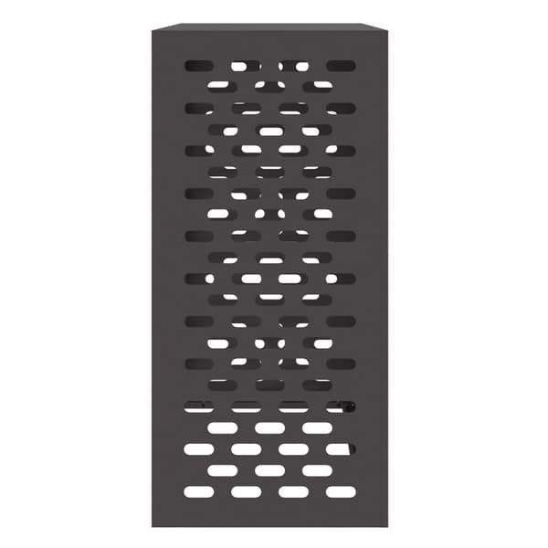 vidaXL Svart Metall 110 x 50 x 105 cm Hållbar AC-överdrag