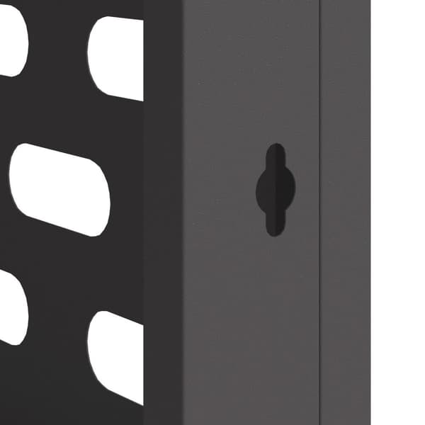 vidaXL Svart Metall 110 x 50 x 105 cm Hållbar AC-överdrag