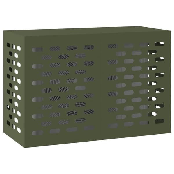 vidaXL Olivgrön Metall 90 x 40 x 60 cm Hållbar