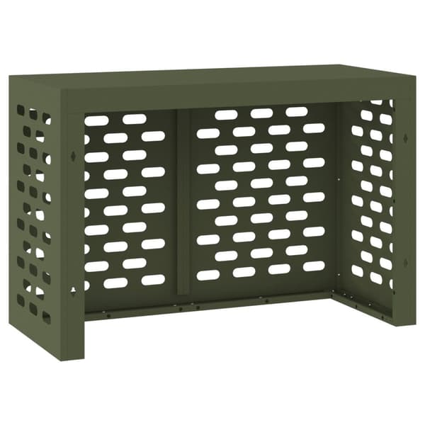 vidaXL Olivgrön Metall 90 x 40 x 60 cm Hållbar