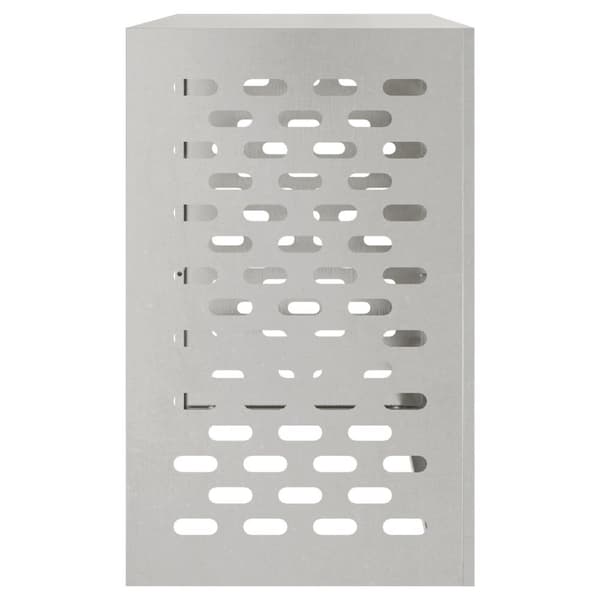 vidaXL Klimaanlegg Deksel 110x50x80 cm Rustfritt Stål