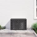 Miniatyrbilde 5 av 11: vidaXL Airconditiondeksel svart 90x40x60 cm stål