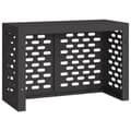 Miniatyrbilde 6 av 11: vidaXL Airconditiondeksel svart 90x40x60 cm stål