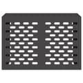 Miniatyrbilde 7 av 11: vidaXL Airconditiondeksel svart 90x40x60 cm stål