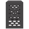 Miniatyrbilde 8 av 11: vidaXL Airconditiondeksel svart 90x40x60 cm stål