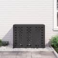 Miniatyrbillede 5 af 11: vidaXL Sort Stål 110 x 50 x 80 cm Airconditioncover Rektangulært