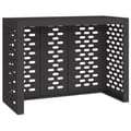 Miniatyrbillede 6 af 11: vidaXL Sort Stål 110 x 50 x 80 cm Airconditioncover Rektangulært