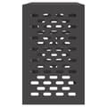 Miniatyrbillede 8 af 11: vidaXL Sort Stål 110 x 50 x 80 cm Airconditioncover Rektangulært