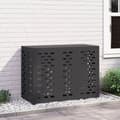 Miniatyrbillede 2 af 11: vidaXL Sort Stål 110 x 50 x 80 cm Airconditioncover Rektangulært