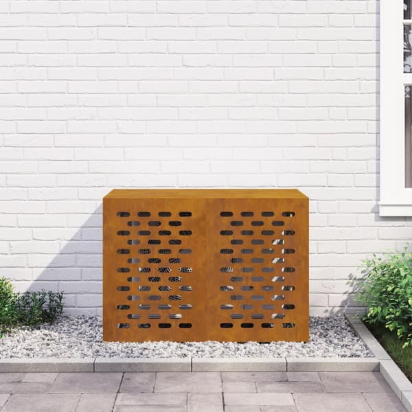 vidaXL AC-suojus 100x50x70 cm - Säänkestävä teräs