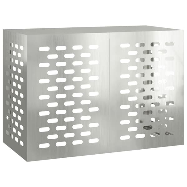 vidaXL Galvaniseret stål 100 x 50 x 70 cm Airco dæksel Rektangulær
