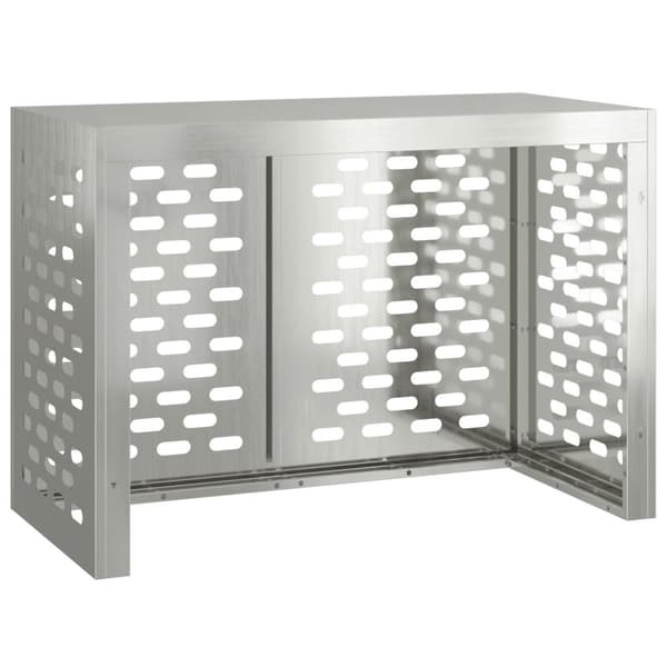 vidaXL Galvaniseret stål 100 x 50 x 70 cm Airco dæksel Rektangulær
