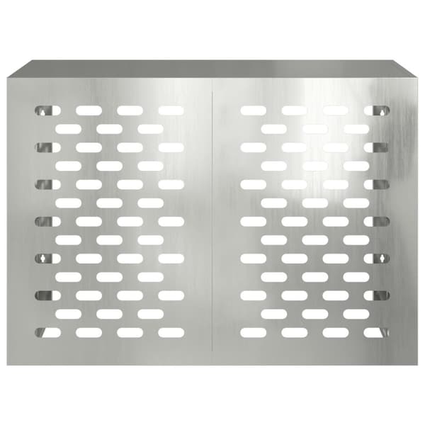 vidaXL Galvaniseret stål 100 x 50 x 70 cm Airco dæksel Rektangulær