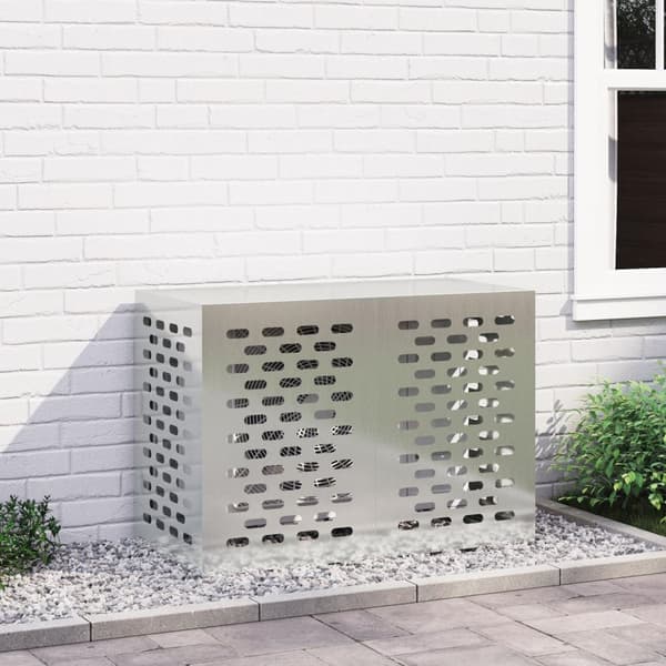 vidaXL Galvaniseret stål 100 x 50 x 70 cm Airco dæksel Rektangulær