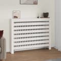 Miniatyrbild 1 av 2: Elementskydd Vit 108,5x19x84 cm massiv furu