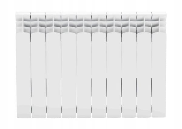 Aluminiumsradiator hvid 10 elementer 57x80 cm Best